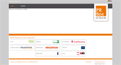 Desktop Screenshot of pr-box.de